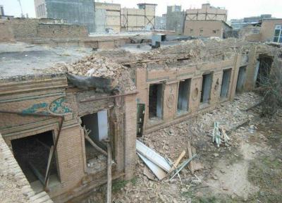 تخریب عمارت رئیس التجار در نیشابور