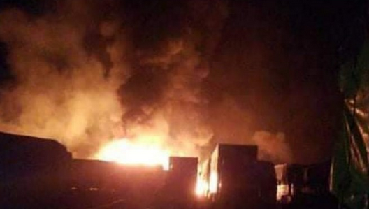 حمله ائتلاف سعودی به مرکز گمرکی حاوی دارو و غذا در مرکز یمن