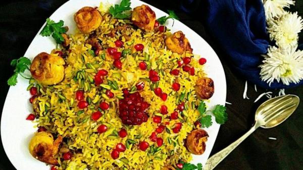 طرز تهیه انار پلو با طعمی عالی