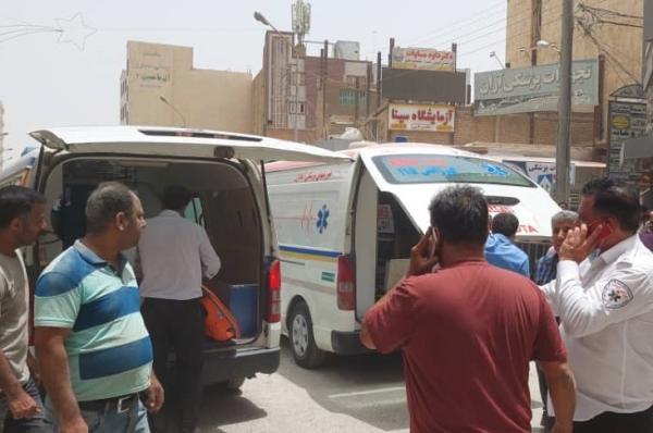 ریزش یک ساختمان 10 طبقه در آبادان ، تا به امروز دو نفر مصدوم شده اند
