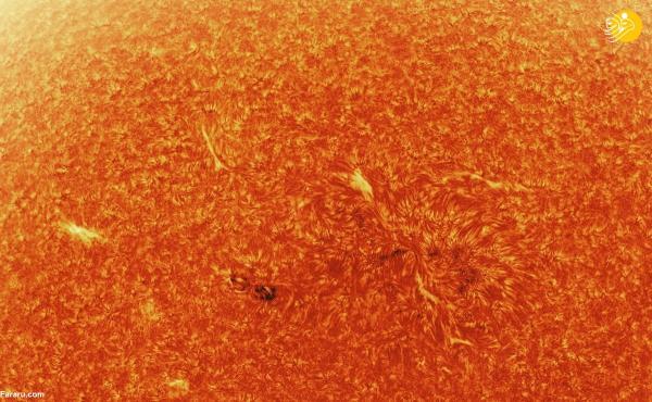 ثبت یکی از دقیق ترین تصاویر گرفته شده از خورشید از طریق یک عکاس!