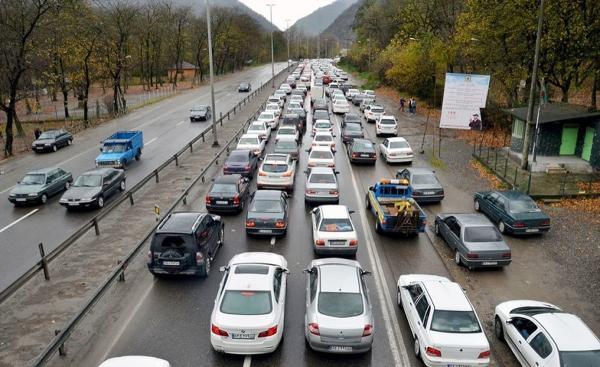 اعمال محدودیت ترافیکی در محور های تهران، شمال
