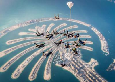 اسکای دایو ، تفریحی هیجان انگیز در دبی Skydive Dubai